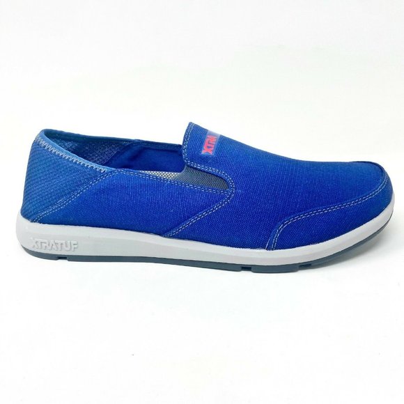 XtraTuf Other - XtraTuf Yellowtail Royal Blue Mens Slip Resistant Canvas Shoes XMH 200